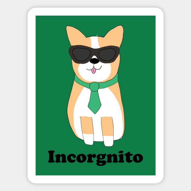 Incorgnito Sticker by alisadesigns